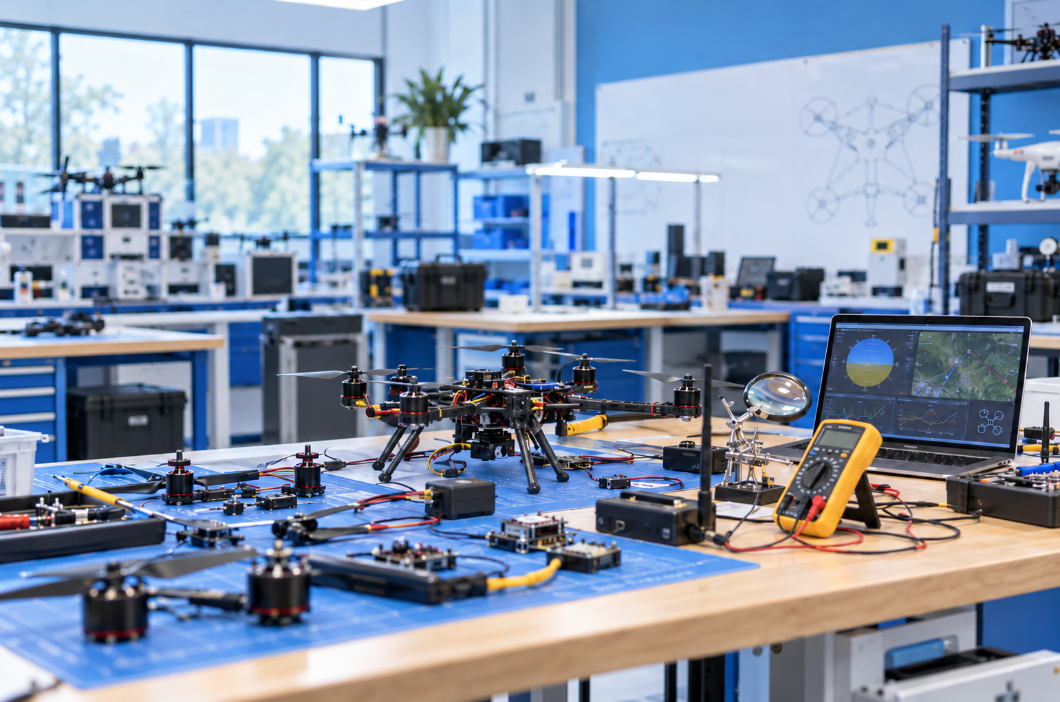 Formación UAV en laboratorio: aprender a configurar y diagnosticar un dron